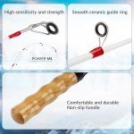 QualyQualy 24'' Ice Fishing Rod and Reel Set