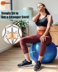 GalSports Anti-Burst Stability Exercise Yoga Ball