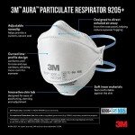 3M Aura N95 Respirator 9205+ - 3-Pack