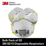 3M 8210 N95 Disposable Respirators - Pack of 20