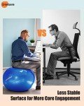 GalSports Anti-Burst Stability Exercise Yoga Ball