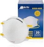 Makrite NIOSH Certified Cone Respirator Masks, M/L Size