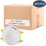 Makrite NIOSH Certified Cone Respirator Masks, M/L Size