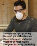 3M 8210V Respirator with Cool Flow Valve, 80 Pack