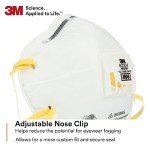 3M 8210V Respirator with Cool Flow Valve, 80 Pack