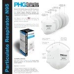 N95 Respirators, NIOSH Certified, 50 Pack