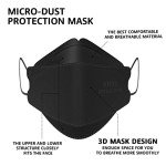 LEVENIS Black KN95 Face Masks - 50 Pack