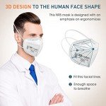 YQ YICHITA N95 Masks 25-Pack, NIOSH Approved