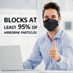 LEVENIS Black KN95 Face Masks - 50 Pack