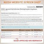 YQ YICHITA N95 Masks 25-Pack, NIOSH Approved