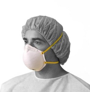 Medline N95 Cone-Style Respirator Masks, 240 Pack