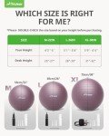 Trideer Anti-Burst Yoga Ball for Workouts