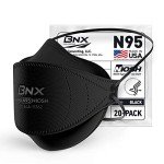 BNX N95 Face Masks, NIOSH Certified, 20-Pack