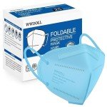 25 Pack WWDOLL KN95 Breathable Face Masks, Blue