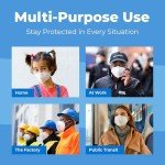 KN95 Face Masks 50 Pack - 5 Layer Protection