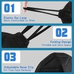 Benehal N95 Masks - Pack of 20, Black