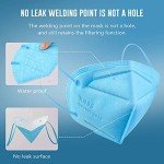 25 Pack WWDOLL KN95 Breathable Face Masks, Blue