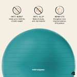 Retrospec Luna Anti-Burst Fitness Gymnastikball 65 cm
