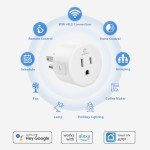 EIGHTREE Smart WiFi Plug: Alexa & Google Home Compatible