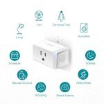 Kasa Smart Wi-Fi Plug with Alexa - 2 Pack