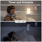 EIGHTREE Smart WiFi Plug: Alexa & Google Home Compatible