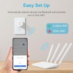 EIGHTREE Smart WiFi Plug: Alexa & Google Home Compatible