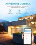 Smart Outdoor WiFi Plug with 3 Ground Outlets