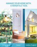 Smart Outdoor WiFi Plug with 3 Ground Outlets