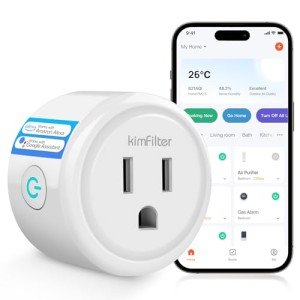 KimFilter WiFi Smart Plug – Works with Alexa & Google