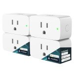 Linkind Matter Smart Plug - 4 Pack, Voice Controlled