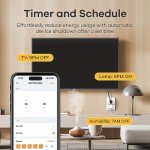 Linkind Matter Smart Plug - 4 Pack, Voice Controlled
