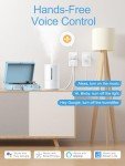 EIGHTREE Mini Smart Plug with Remote Control - 4 Pack