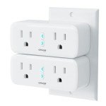 Smart Plug Outlet Extender with Remote Control (2 Pack)