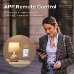 Linkind Matter Smart Plug - 4 Pack, Voice Controlled