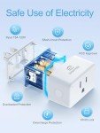 EIGHTREE Mini Smart Plug with Remote Control - 4 Pack