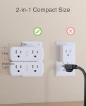 Smart Plug Outlet Extender with Remote Control (2 Pack)