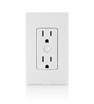 Leviton Decora Smart Wi-Fi Outlet, 15A, White