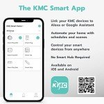 KMC Smart Plug Mini 4-Pack for Home Automation