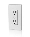 Leviton Decora Smart Wi-Fi Outlet, 15A, White