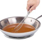 Prepworks 10" Flat Handheld Steel Wire Whisk