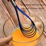 Stainless Steel Flat Whisk Set with Silicone Heads