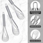3-Piece Stainless Steel Flat Whisk Set