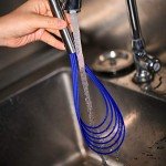 Stainless Steel Flat Whisk Set with Silicone Heads