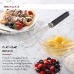 KitchenAid 11.5-Inch Black Flat Whisk