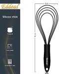 Silicone Flat Whisk for Mixing Gravy and Eggs