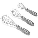 Aieve 3-Pack Heavy Duty Stainless Steel Whisks