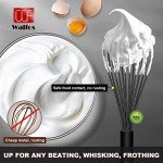 Walfos Heat-Resistant Silicone and Stainless Steel Whisk Set