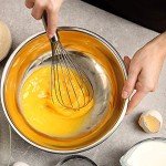 Stainless Steel Whisk Set - 3 Pack, 8"-12