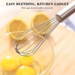 NileHome Stainless Steel 3-Piece Whisk Set
