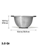 OXO Good Grips 5 Quart Stainless Steel Colander